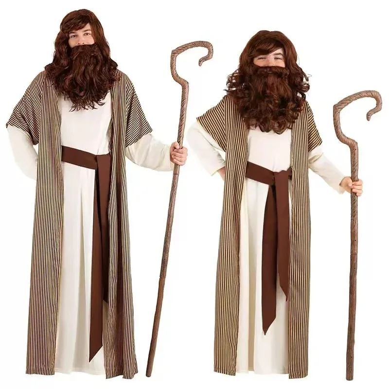

Halloween Children's Day Stage Performance Performs Adult God's Son Savior Jesus Role Playing Cosplay Costume