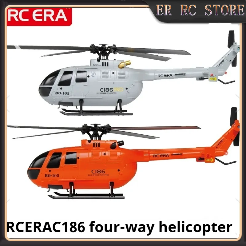 

New Rc Era C186 Four-Way Single Propeller Aileron-Free Simulation Helicopter 6-Axis Electronic Gyroscope Space Model Gift