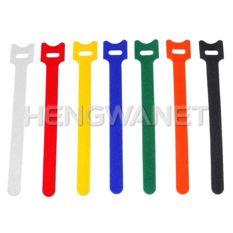 50pcs Reusable Hook and Loop Cable Ties Fastening Straps Multi-Purpose Wire Organizers for Computer TV Electronic Devices