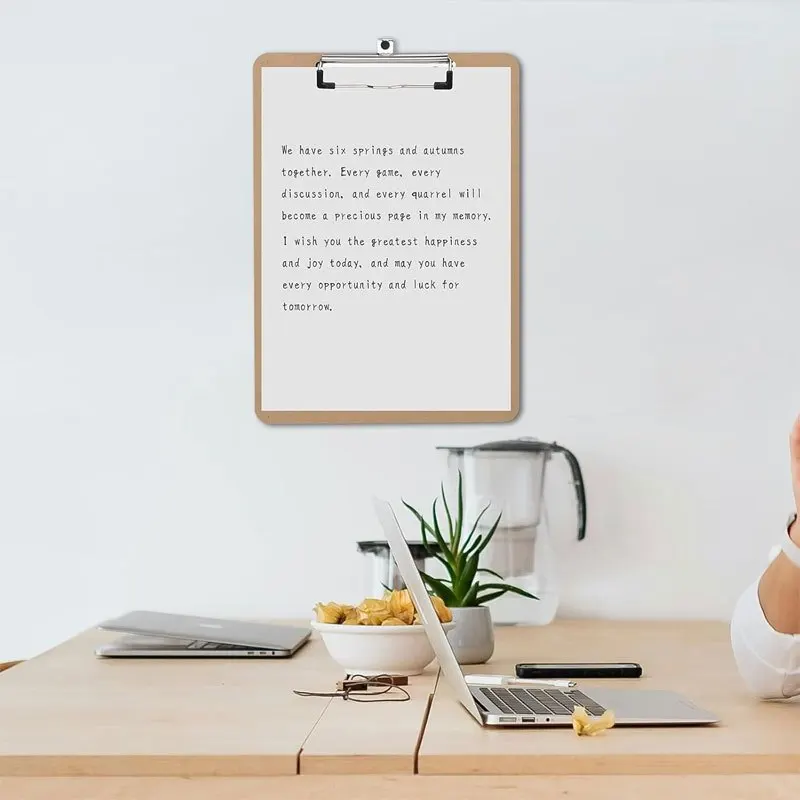 

Набор из 2-х планшетов-клипбордов формата А4 для офиса, с низким профилем. Идеально подходит для хранения заметок, меню и других документов.