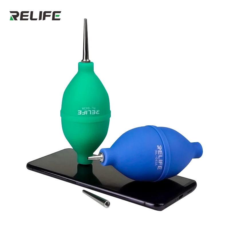 

Relife RL-043A 2 In 1 Phone Repair Dust Cleaner Air Blower Ball Dust Cleaning Pen for Phone PCB PC Keyboard Camera Lens Cleaning