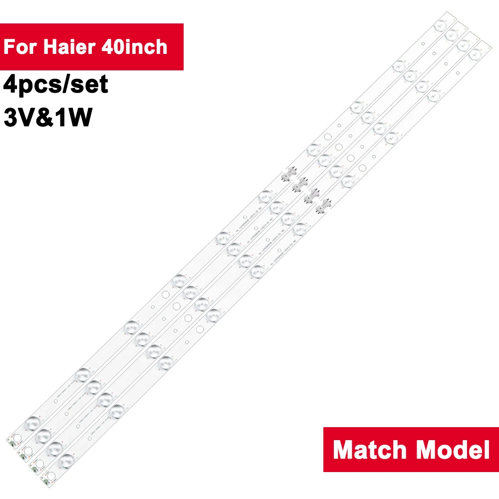 

Ленты для подсветки телевизора, 3 в, 40 дюймов, 4 шт./комплект