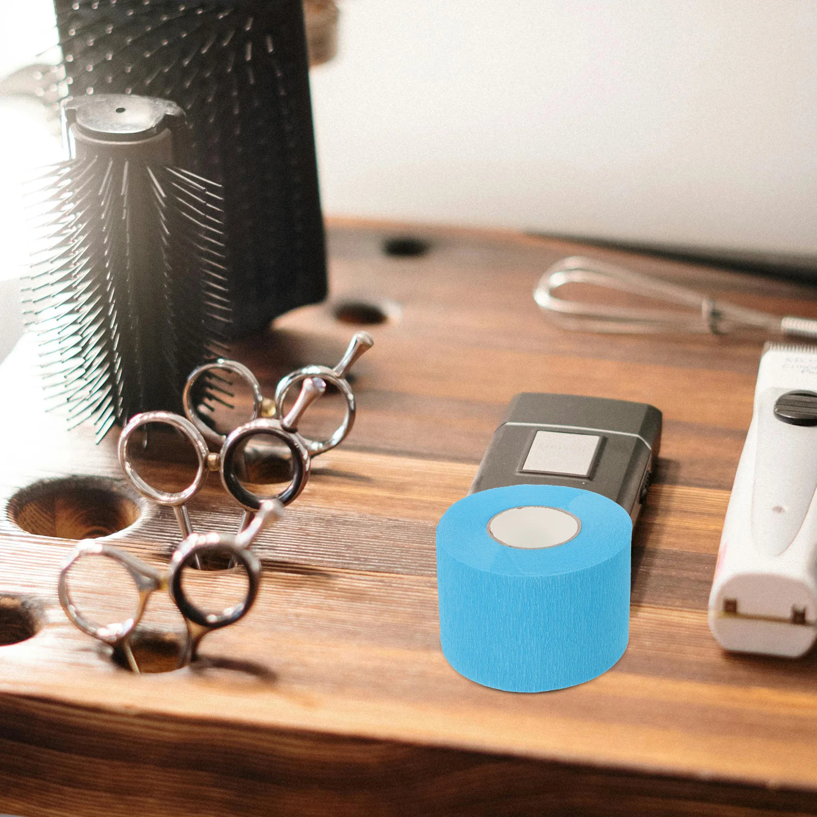 5-ロール使い捨て理髪ネックストリップ紙ヘアスタイリングラップサロン用品ヘアカット保護快適なぴったりフィットファッション