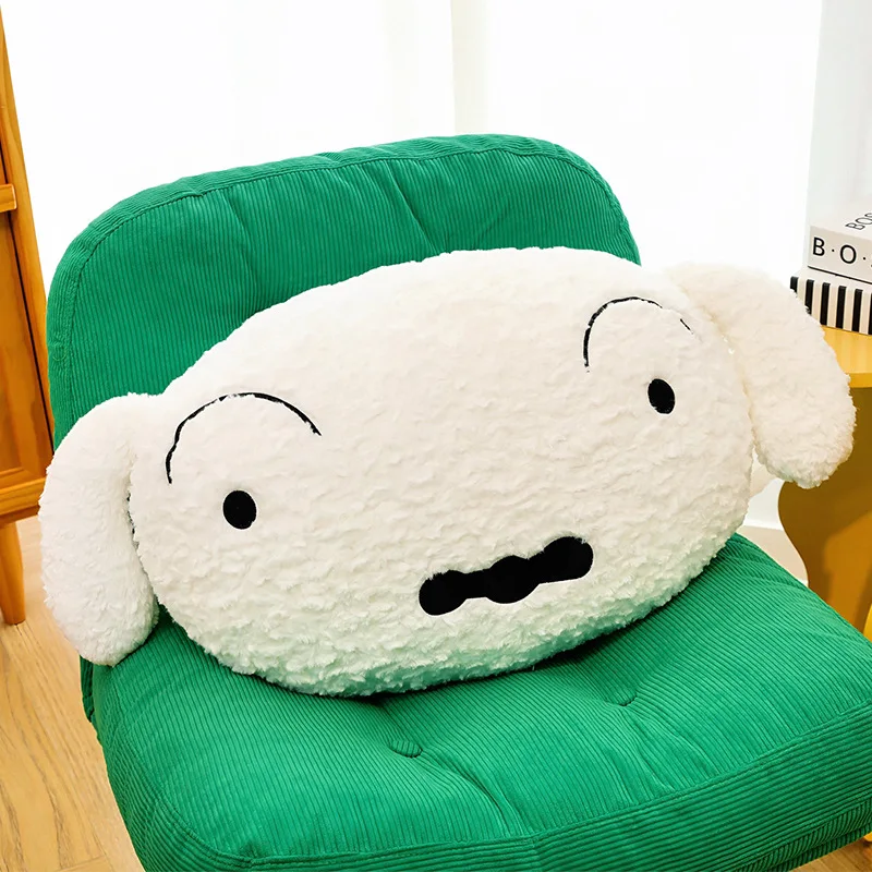 

Large Size New Crayon Shin-chan Shiro Plush Pillow Cute White Dog Stuffed Animal Soft Cushion Anime Character Doll for Kids