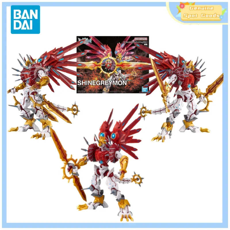 

Фигурки героев аниме Bandai, фигурки героев Digimon Adventure FRS Standard, усиленные фигурки shinegraymon, Оригинальные фигурки, новый подарок