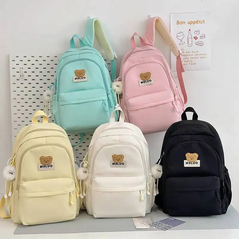 

Новый модный рюкзак в консервативном стиле для женщин-подростков, девочек и мальчиков, большая сумка для книг для ноутбука, повседневный рюкзак для колледжа, милые эстетические школьные принадлежности