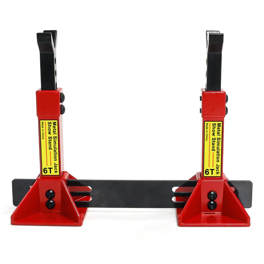 2 pz Metallo Mini Jack Stand Decorazione Strumento di Riparazione Per 1/10 Rc Crawler Auto Trxs Trx4 Axial Scx10 Rgt Yikong Cc01d110 Tf2
