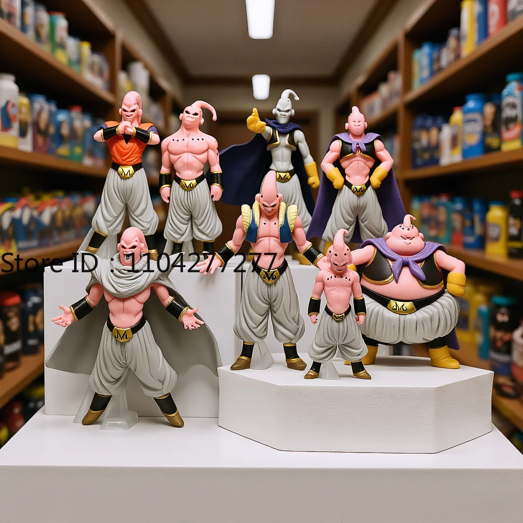 8 unids/set Dragon Ball Z Majin Buu figuras de juguete Anime DBZ Super Saiyan figura de acción juguetes en miniatura de PVC para niños regalos para adultos