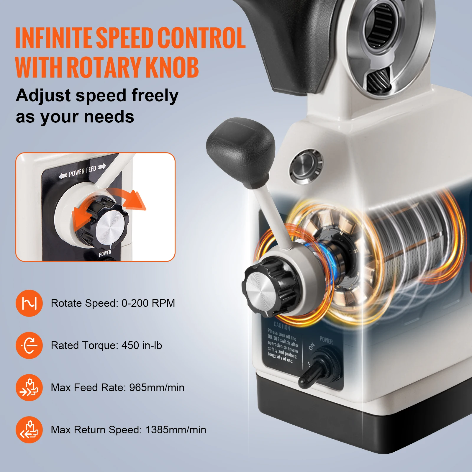 Imagem -03 - Jogo da Alimentação da X-axis de Vevor Al310s para a Máquina de Trituração 0200rpm 450 In-lb Torque de Baixo Nível de Ruído Rolamento Preciso Durável