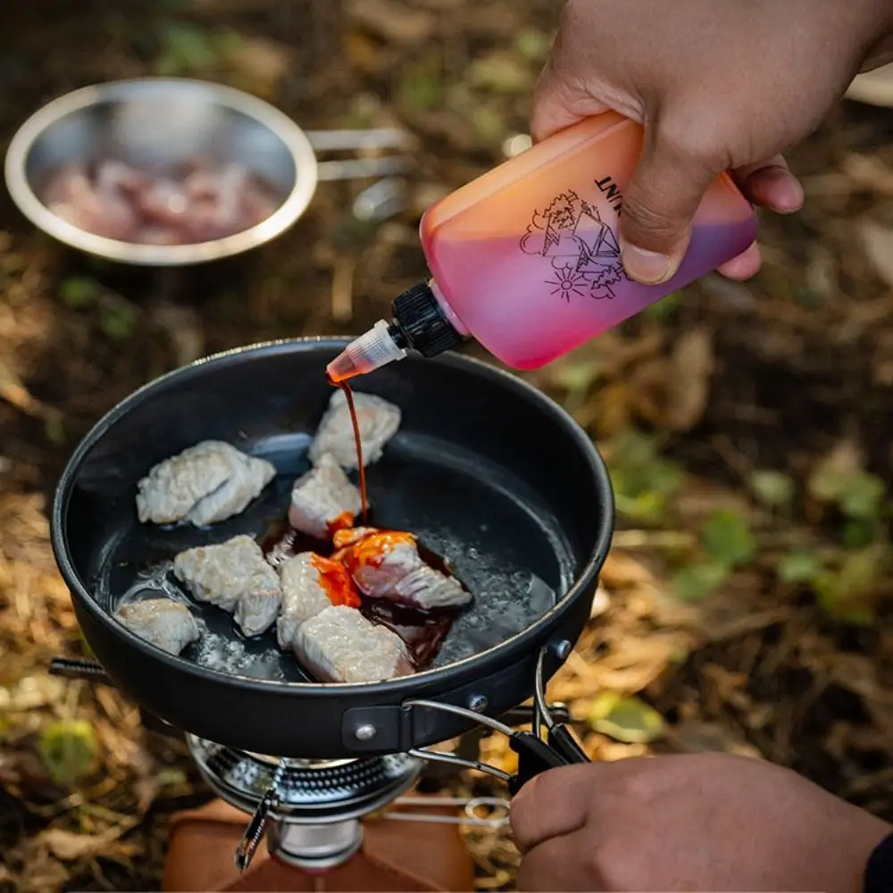2pcs High Quality 120ml Outdoor Oil Bottle Portable Leak-proof Packaging Small Oil Pot Camping Sealed Seasoning Bottle
