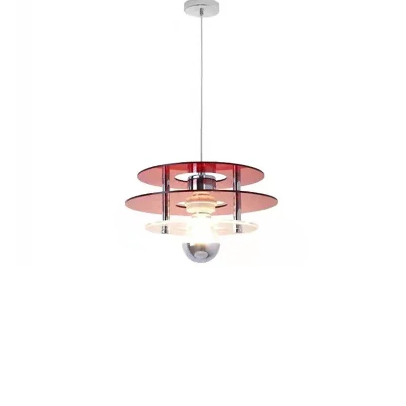 

Internet celebrity restaurant chandelier Nordic bar simple modern acrylic multi-color Acrylic lam p