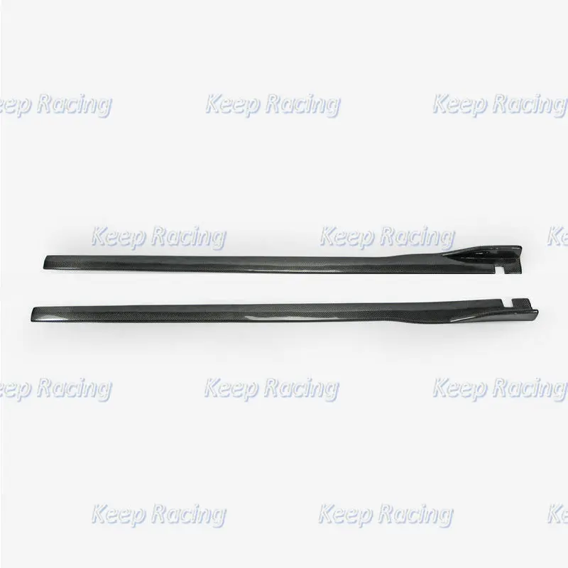 Carbon Side Skirt Extension For KIA K5 Optima JF 2016 Glossy Fiber Door Step Panel Fiberglass Door Sill Kit FRP Underboard Addon