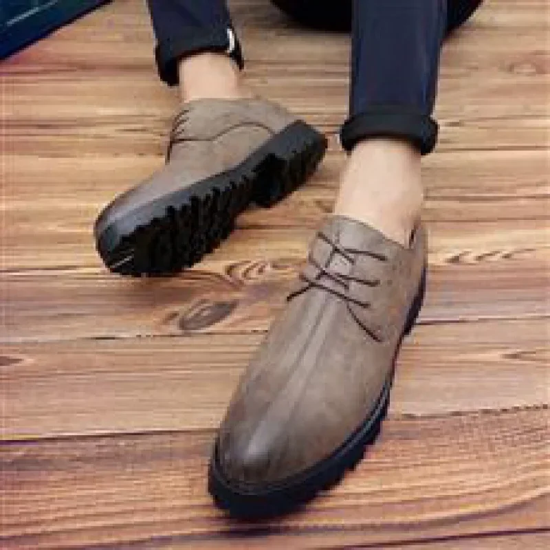 Formal Leather Shoes Men's Business Carving Brogue Men's Casual Shoes British Style Men's Shoes Luxury