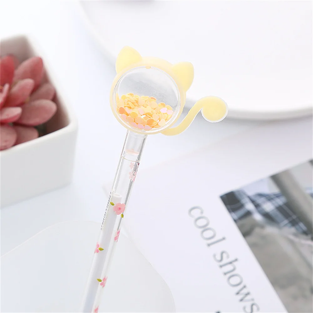 Нейтральная ручка отлично подходит для школы и офиса. Функция мигания. Увеличивает письмо. Кисть для удовольствия. Яркие блестки. Повседневная ручка.