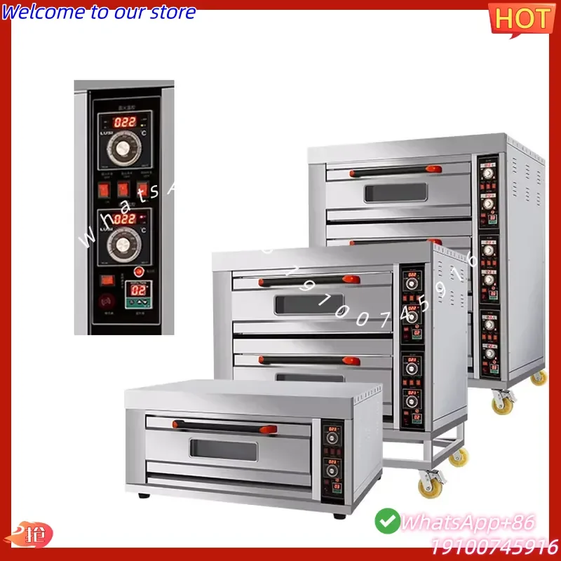 

2026Hot Electric Deck Oven Commercial Baking Oven for Toaster Cake Pizza Catering Bakery Commercial Catering Equipment