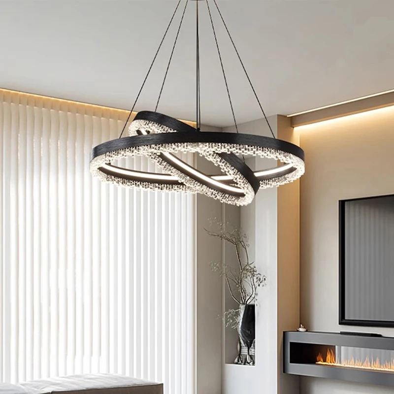 

Modern home decor led lights pendant light lamps forstaircase Chandeliers for living room hanging light indoor lighting