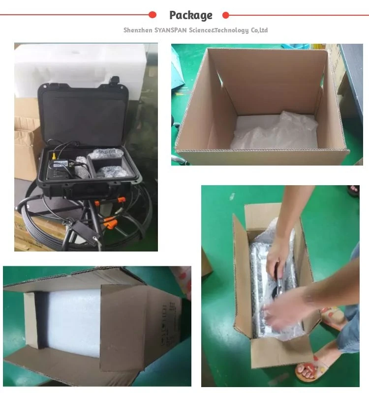 Cost Effective 100 Meter 4500Mah Battery Deep Water Well Wifi Pipe Inspection Camera With 100M Cable