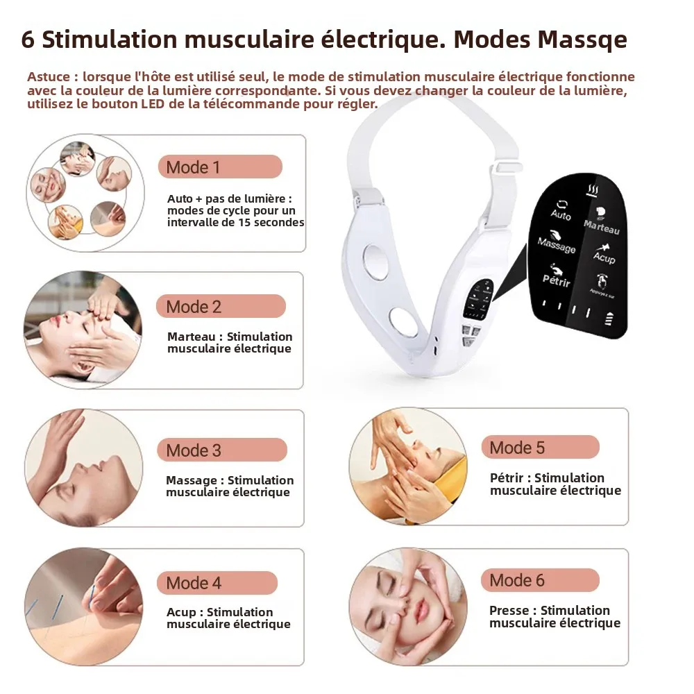 Elektrische V Gesicht Abnehmen Massage Gerät Doppel Kinn V Form Lift Gürtel Heiße Kompresse Gesicht Vibration Massage Mit Fernbedienung