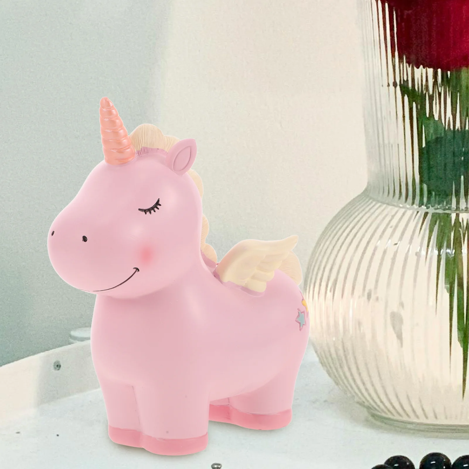 Unicorn Piggy Bank for Girls Premium Money Bank Coin Storage Kids Savings Gift Cute Animal Design for Birthday Christmas