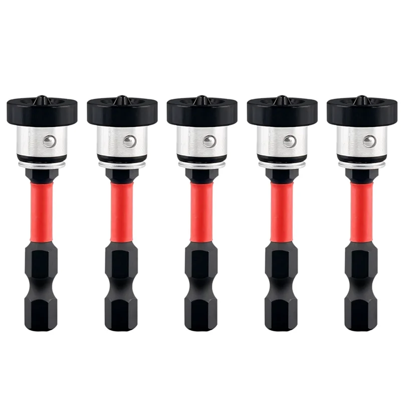 ABFI Positioning Screwdriver Bits 5Pcs Set 50Mm Magnetic Drywall Screw Bits For Plasterboard Installation
