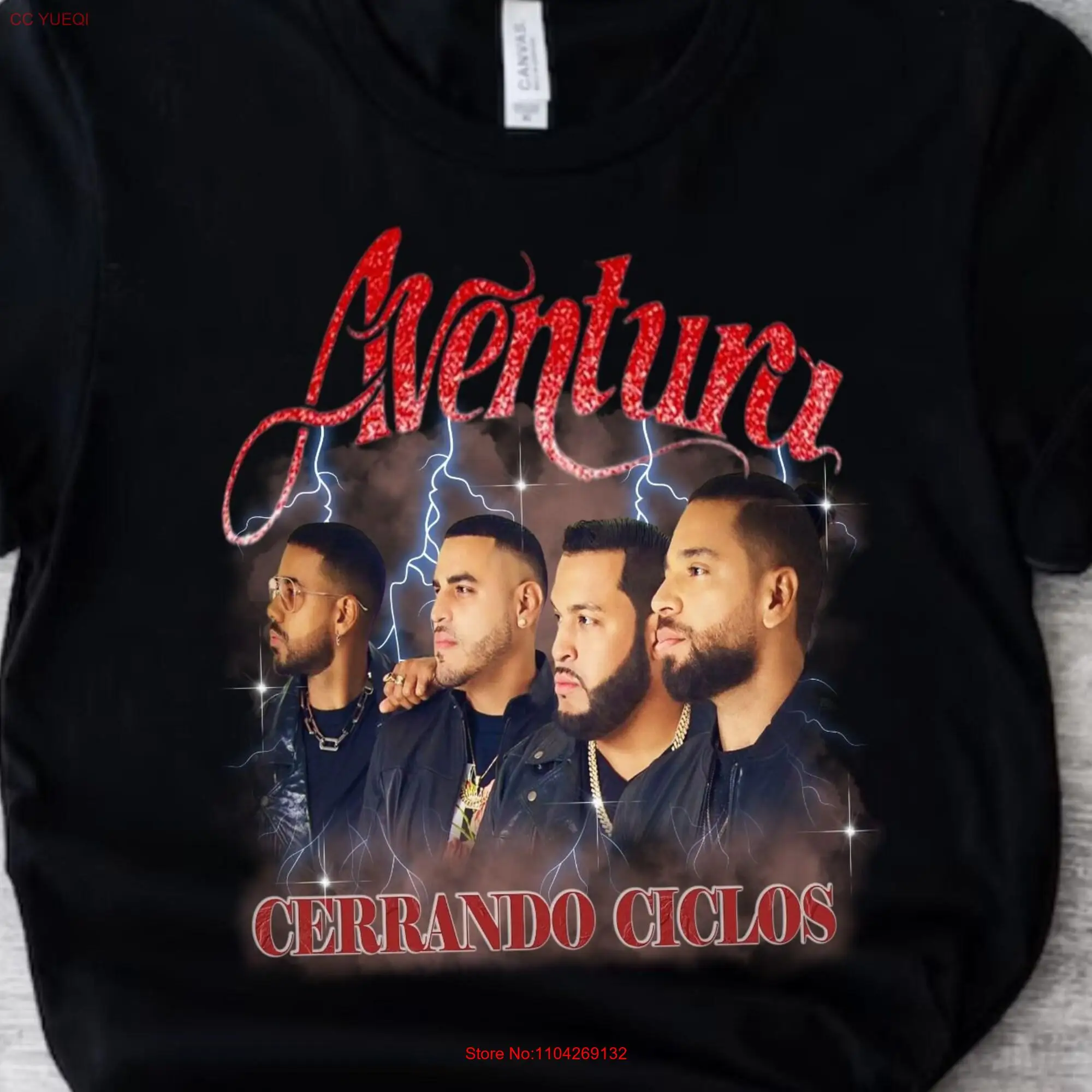 Vintage 2024 Aventura Tour Cerrando Ciclos T shirt Retro Concert Group long or short sleeves