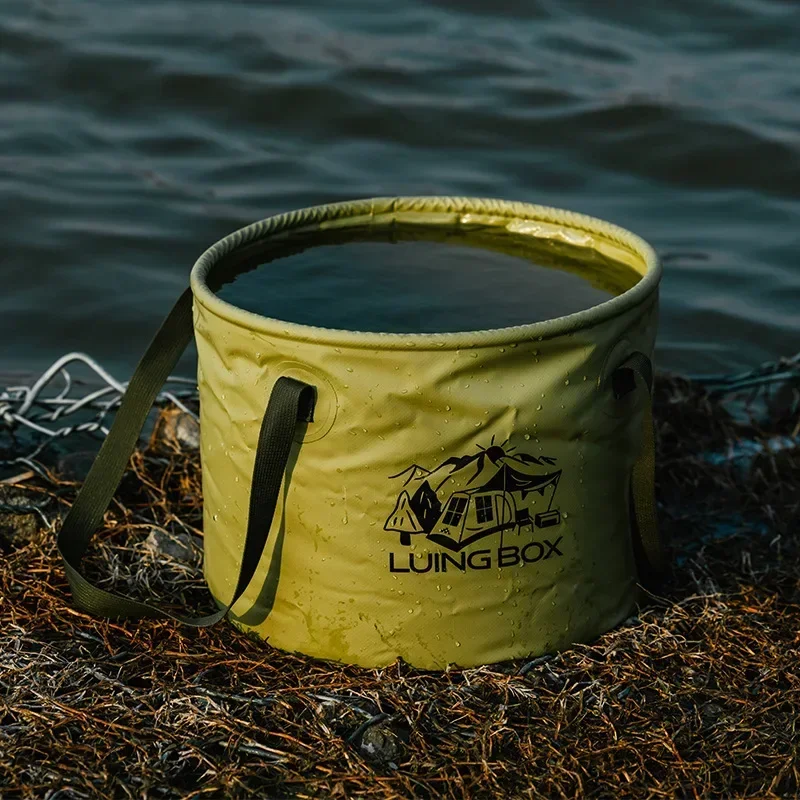 

S-Camping Box Outdoor Foldable Bucket Water Storage Fish Bucket Self-Driving Travel Car Camping Hydration Pack