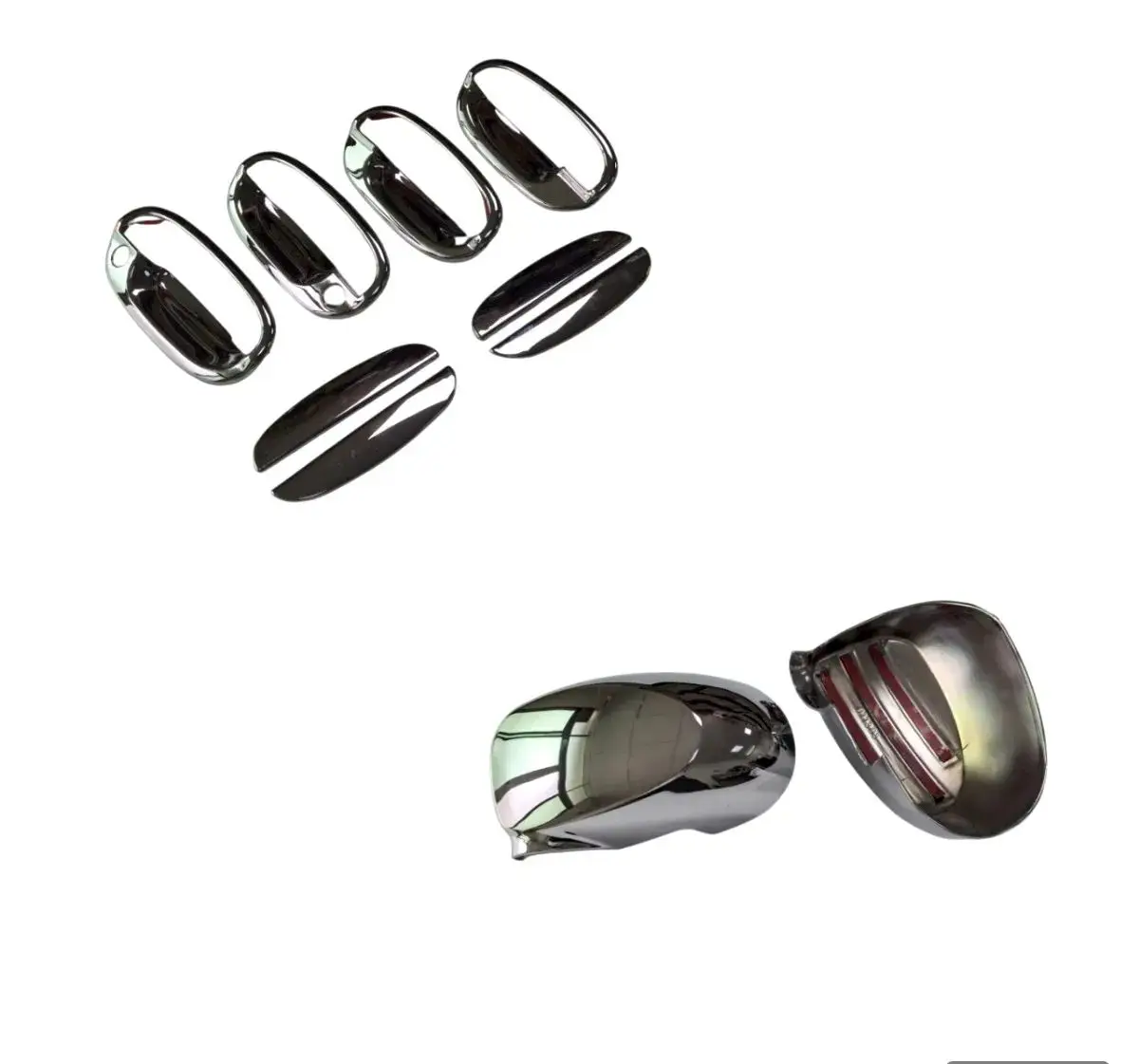 

Combo Set Chrome Door Handle Cover + Chrome Mirror Cover for Chevrolet Matiz / Spark 2005 2006 2007 2008 2009 Best Value Part