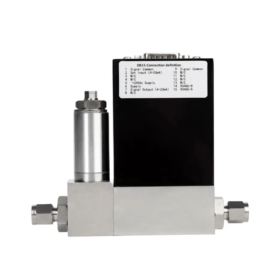 Gas mass flow meter digital display/stainless steel/flow controller/mass flow controller