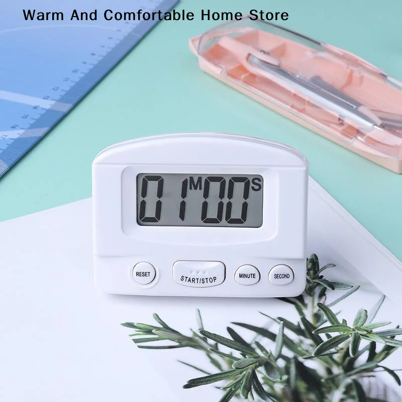 【W】Multifunctional Digital Timer With LCD Display Easy Operation Buttons For Cooking Baking Study Office Fitness