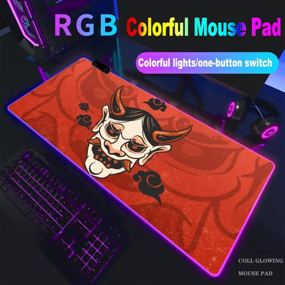 

Japan Anime Oni Mouse Pad High-end E-sports Mouse Pad Mouse Pad RGB Mouse Pad LED Pc Large Student Writing Pad Gamer Mat HYB XXC