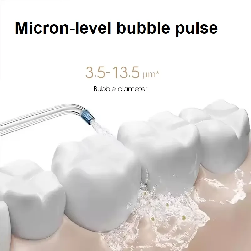 Rechargeable Oral Irrigator Portable Water Flosser 230ML Large Tank 5 Modes Waterproof Dental Water Jet Floss For Travel Househo