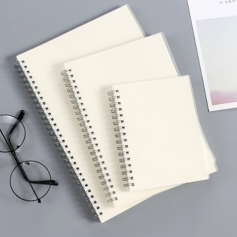 

A5 A6 B5 Spiral book coil Notebook To-Do Lined DOT Blank Grid Paper Journal Diary Sketchbook For School Supplies Stationery