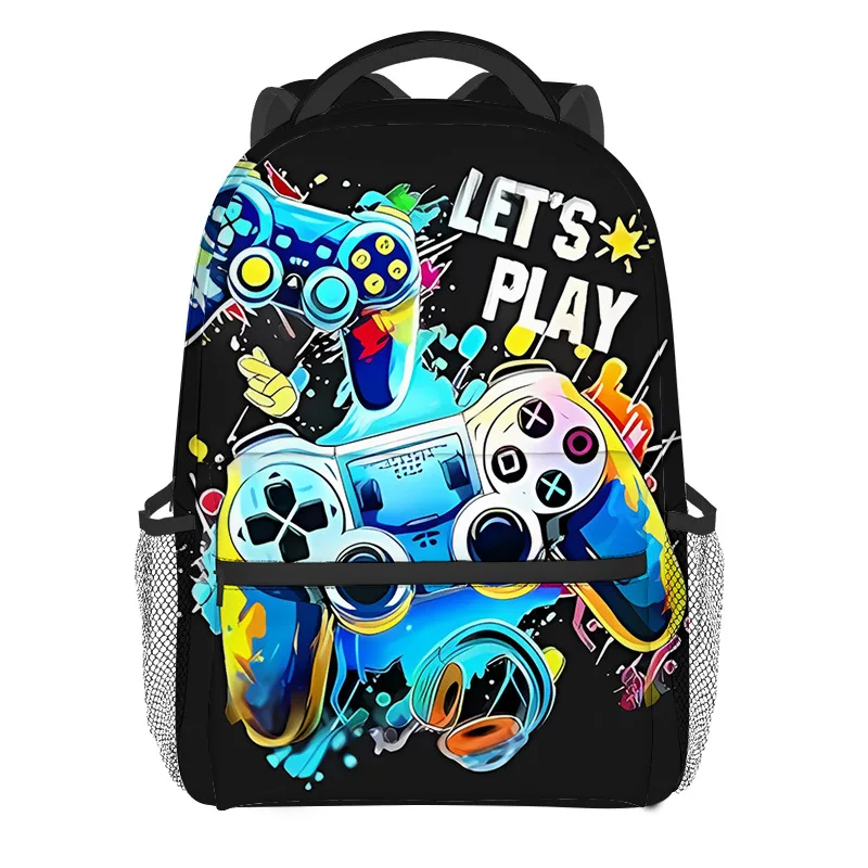 

Роскошная новинка, крутая игровая консоль, студенческая сумка для книг, рюкзаки для ноутбуков, водонепроницаемые оксфордские рюкзаки с 3D принтом для мальчиков и девочек, дорожные рюкзаки