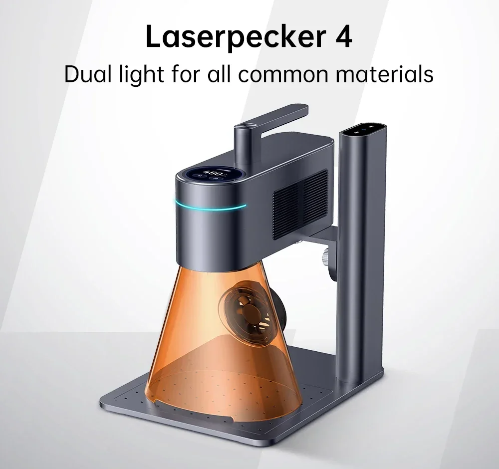 New LASERPECKER 4 LP4 Laser Engraving Machine for All Material Dual Light Laser Engraver Portable for Metal Wood Plastic Carving