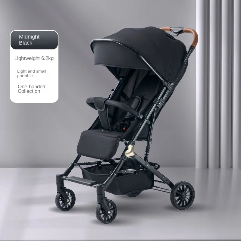 Nouveau Poussette bébé légère Portable pliable voyage bébé poussette haute vue bébé poussette avec dossier réglable