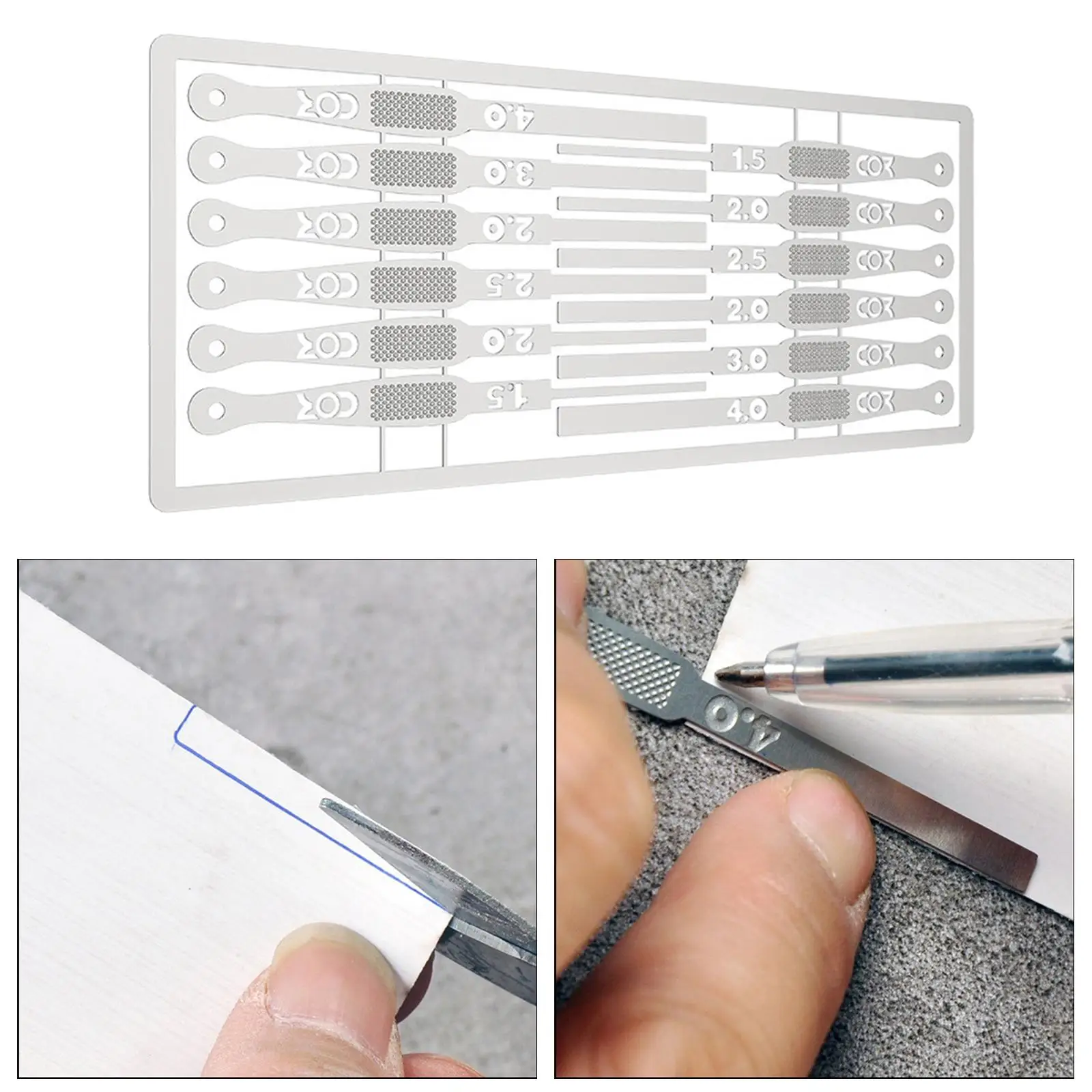 Multipurpose File Set Model Grinding Sandpaper Model Special Tool for Hobby