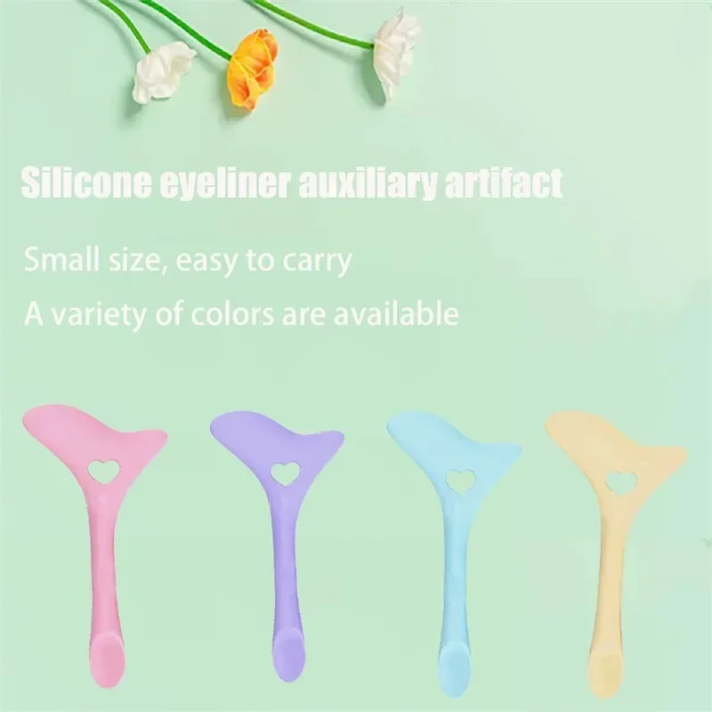 kuu Ett Vald nyt자 Multifunctionele eyeliner-stencil Vleugeltips Siliconen eyeliner-hulp Tekening Herbruikbare siliconen eyeliner-gidstool voor oog