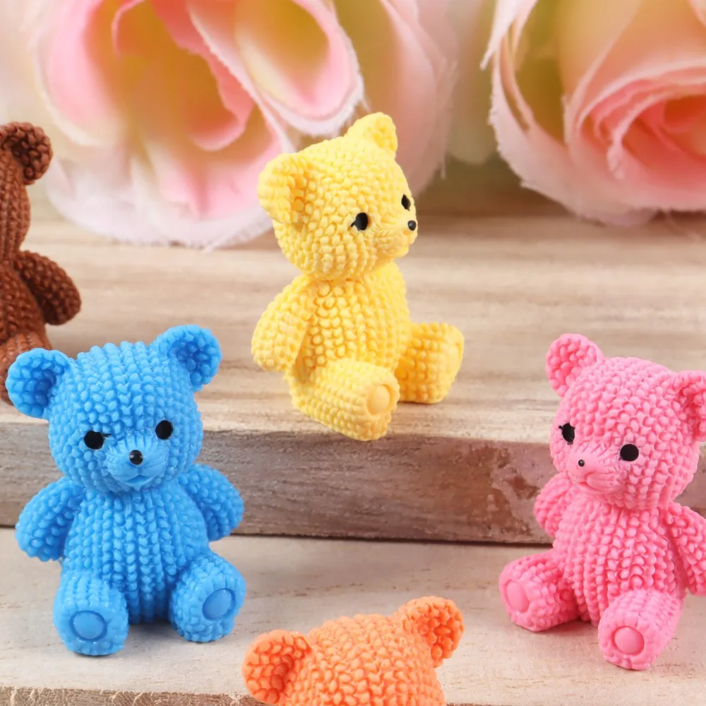 10–50 Stück niedliche, farbenfrohe DIY-Bären-Geschenksets für Hochzeiten, Geburtstage, Partys, Gastgeschenke, Souvenirs, Geschenktüten, Piñata-Füller, Preise – Detail 4