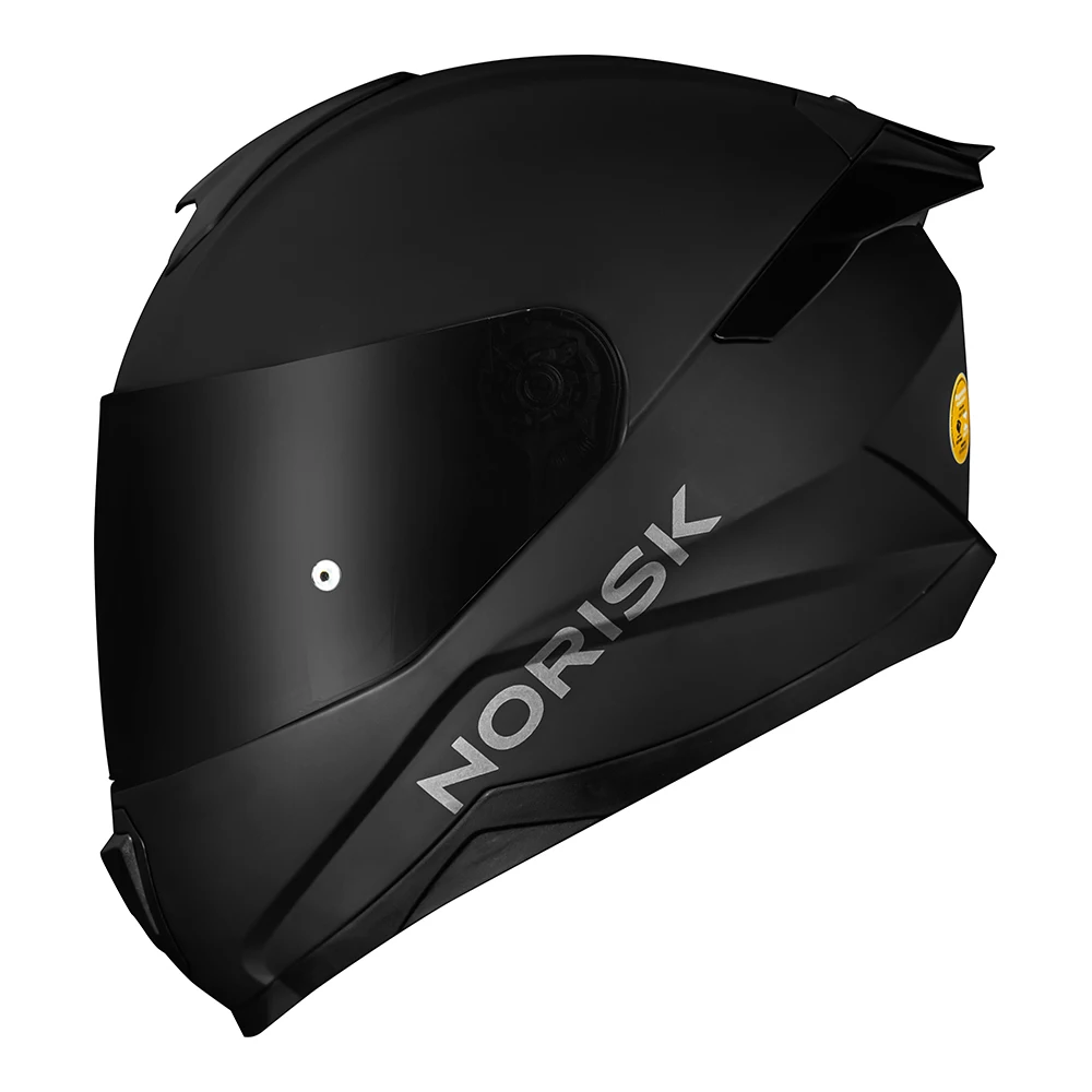 Norisk Razor Solid Edition Matte Helmet + Smoke Visor + Spoiler