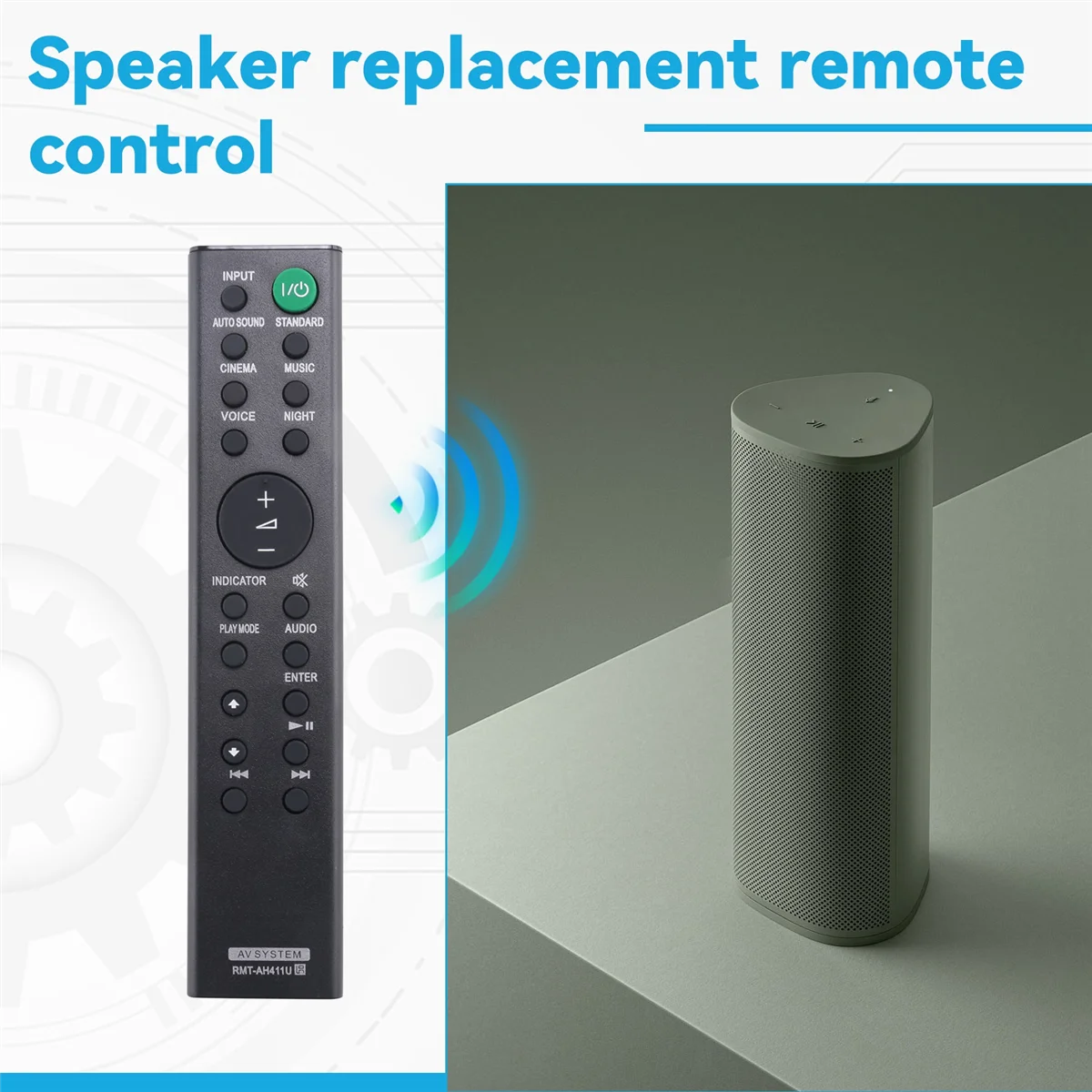 Trending Now RMT-AH411U Replacement Remote Control for Sony Soundbar HT-S100F HT-SF150