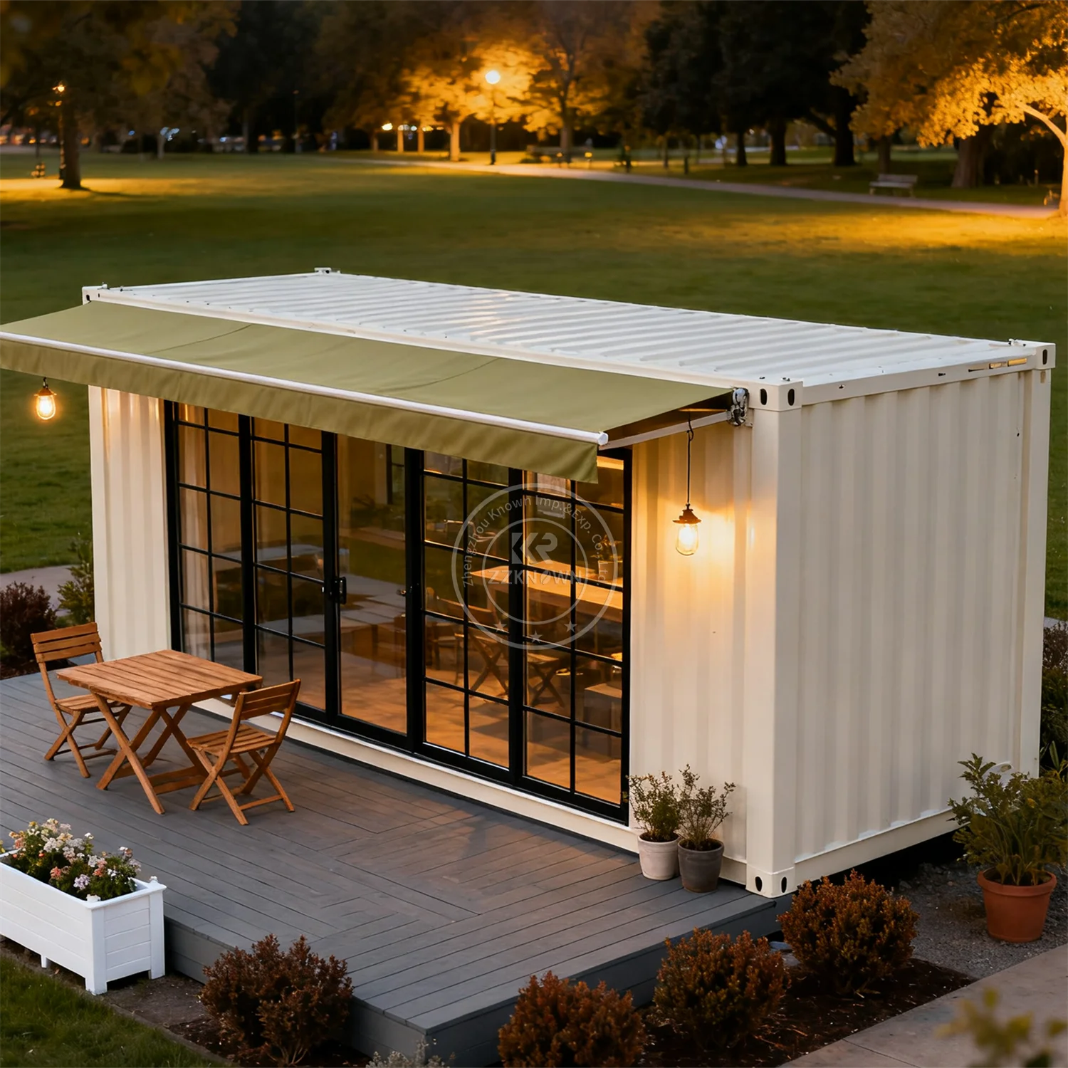 

Prefab Expandable Container House Modern Colorful 20 Feet Container House Coffee Bar Shop Prefabricated Modular House