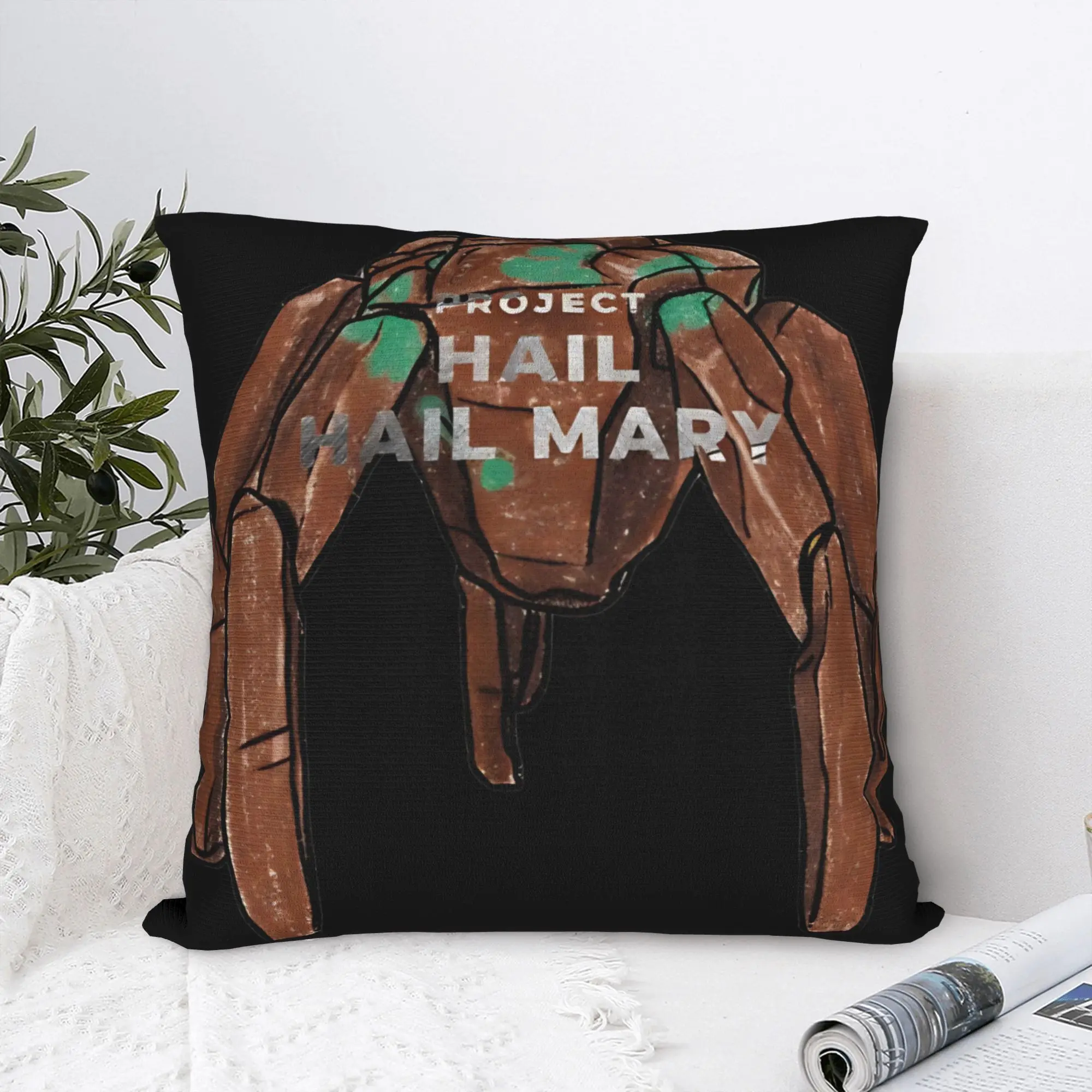 Pillow Cover Rocky Project Hail Mary Movie  Morden Pillow Case For Living Room Bed Chair Pillowcases