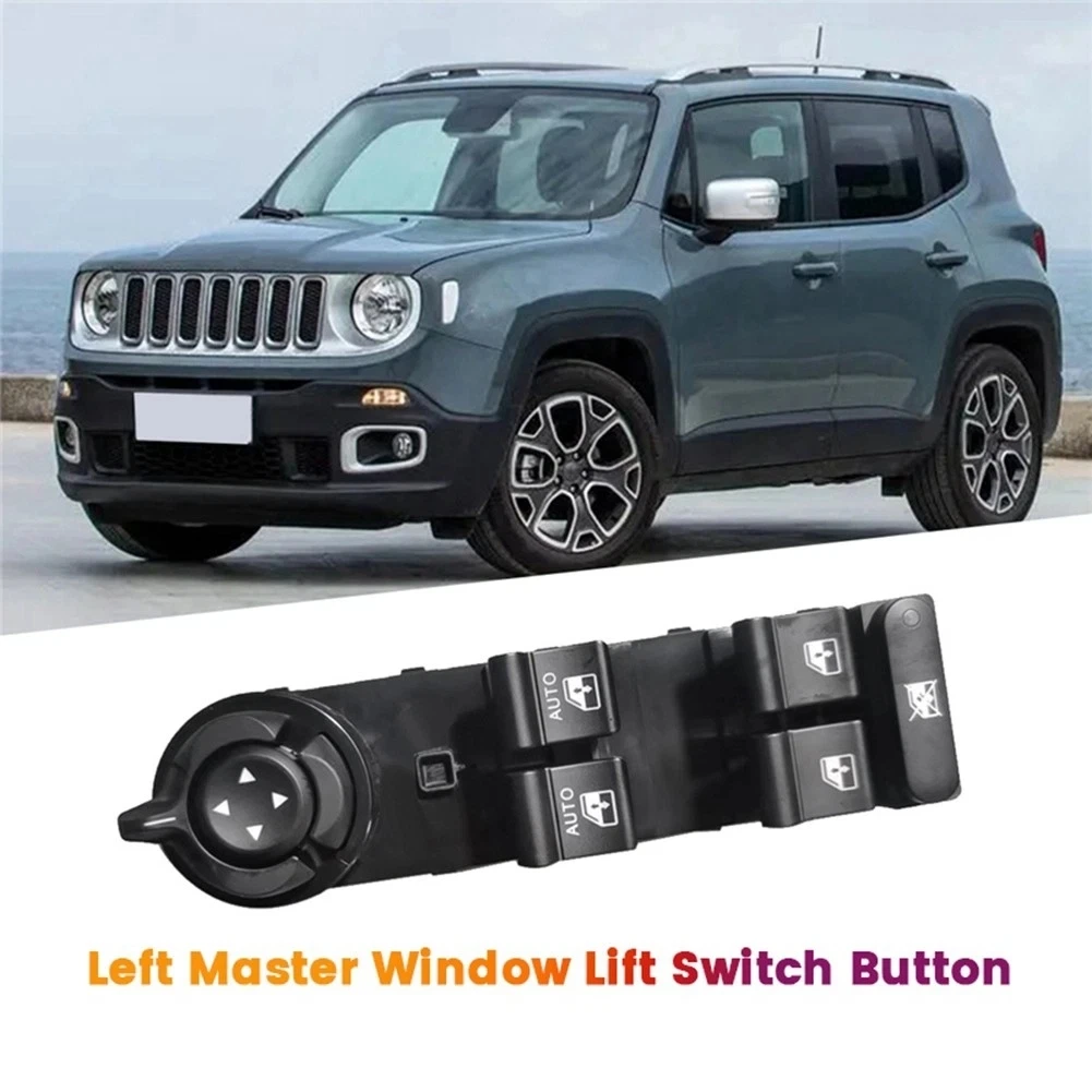 

Power Window Switch Button for Jeep For Renegade For Liberty 2016 2023 Front Left Installation OEM 735648127 Compatible