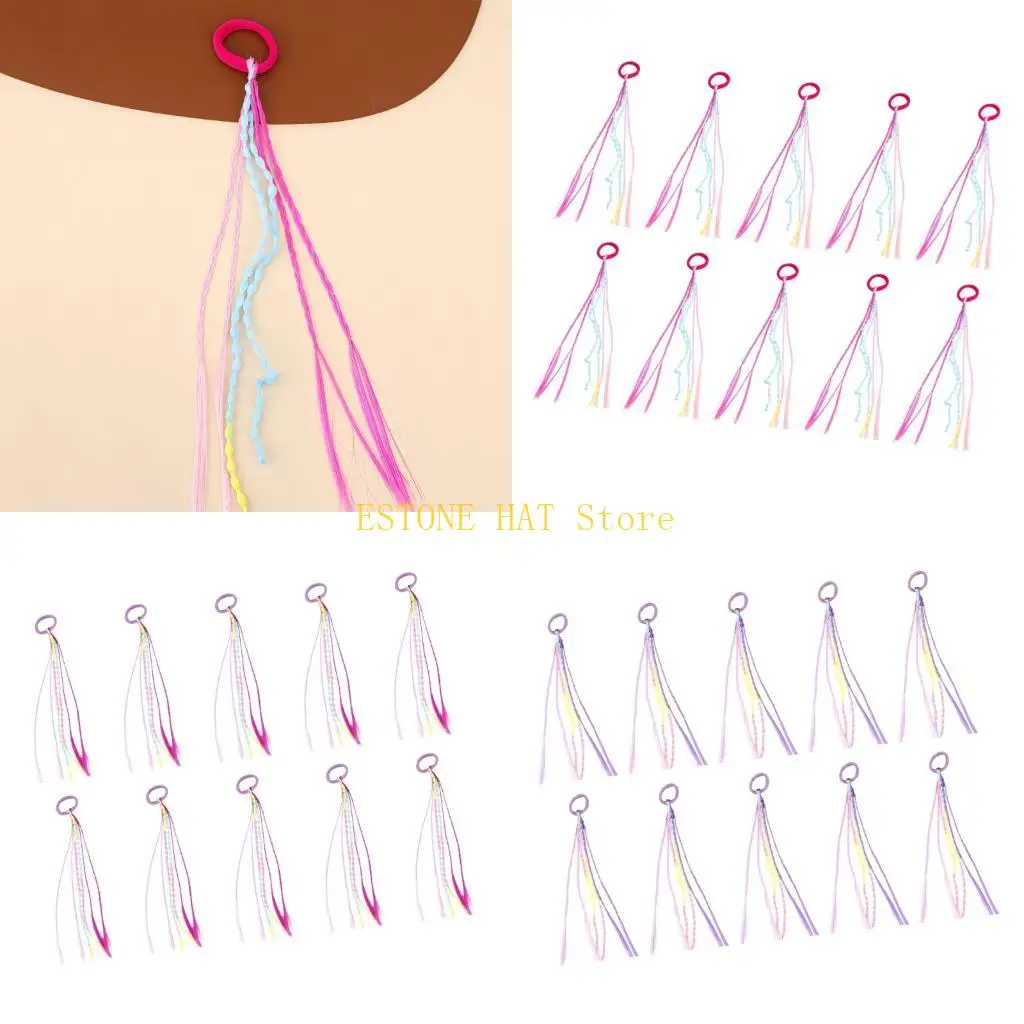 

49MF Ребристый круг для волос с высоким хвостом, боксерская коса, милая крутая боксерская коса