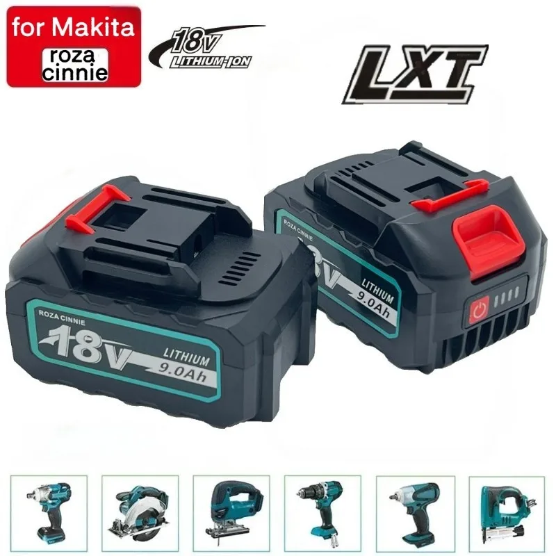 Литиевая батарея 18 В, подходит для аккумуляторов для инструментов серии Makita LXT 18 В, таких как ручные дрели, отвертки и т. д.