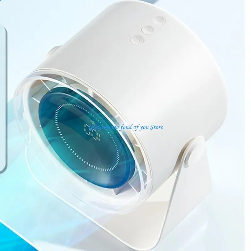 

H9EB Rechargeable USB Fan, Handheld Fan Long lasts 3600mah Battery Cooling Fan