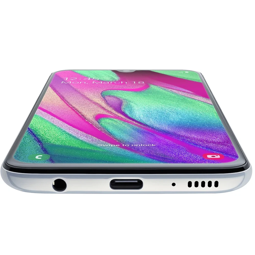 Samsung Galaxy A40 Refurbished Smart Android Phone US Version 5.9-inch AMOLED 1080 * 234025MPSamsungSmartphone3100mAhFingerprint