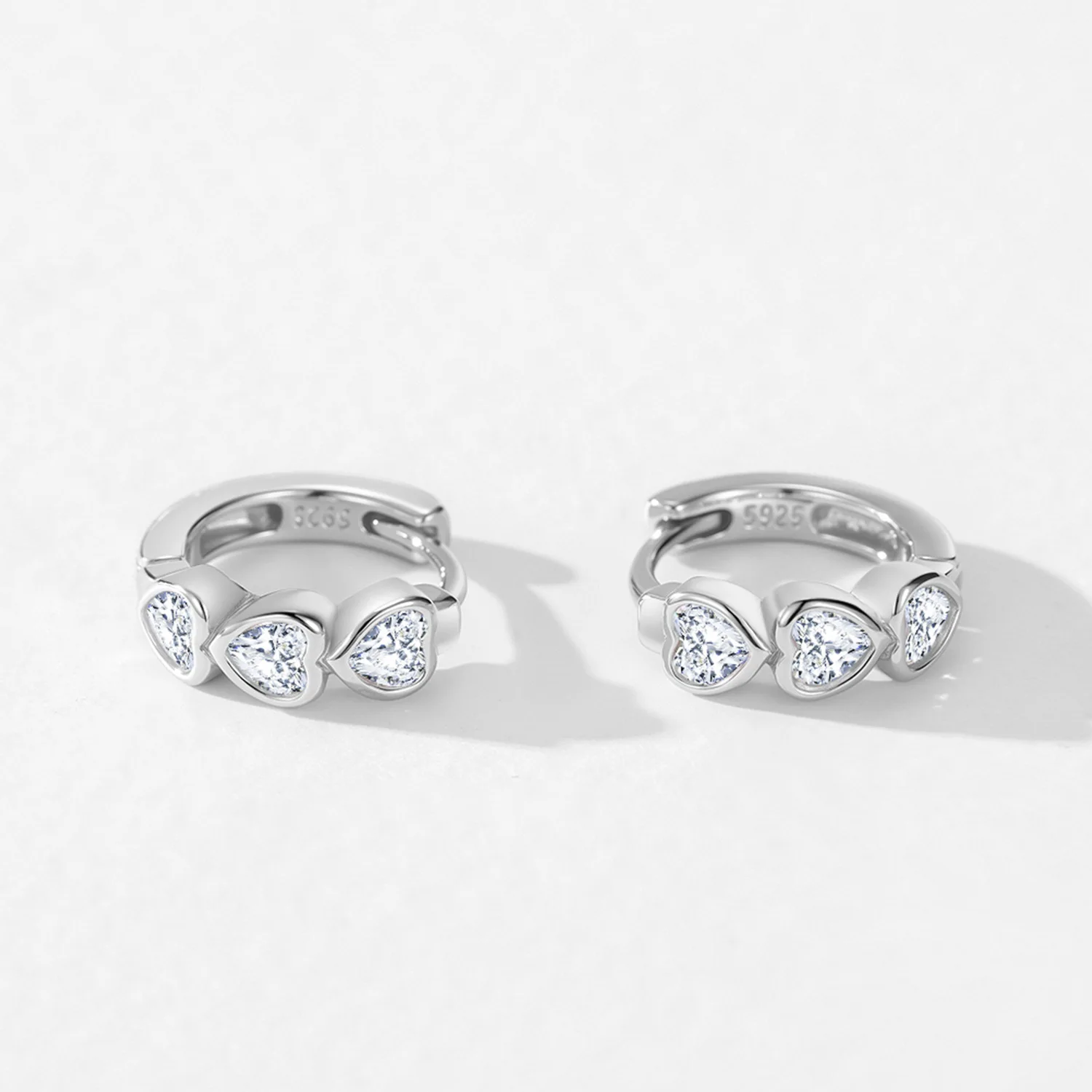 Neue Moissanit-Ohrringe aus 925er-Sterlingsilber für Damen, exquisite Freundin, Hochzeit, Verlobung, Schmuck, modisches Geschenk – Detail 2