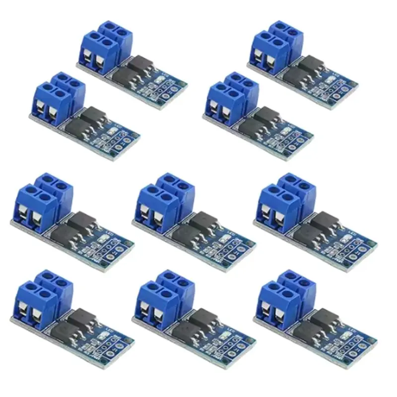 DC 5V-36V 10PCS 15A 400W MOSFET PWM Regulator Trigger Switch Driver Module Electronic Control Board For Arduino-B51B