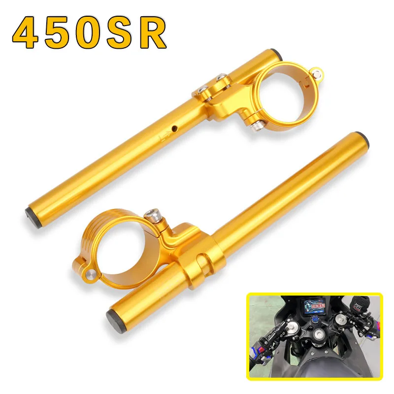 

Motorcycle Accessories Clip On Ons Handle Bar Handlebars Fork Tube Riser Handlebar For 450SR 450 SR 2022-2023